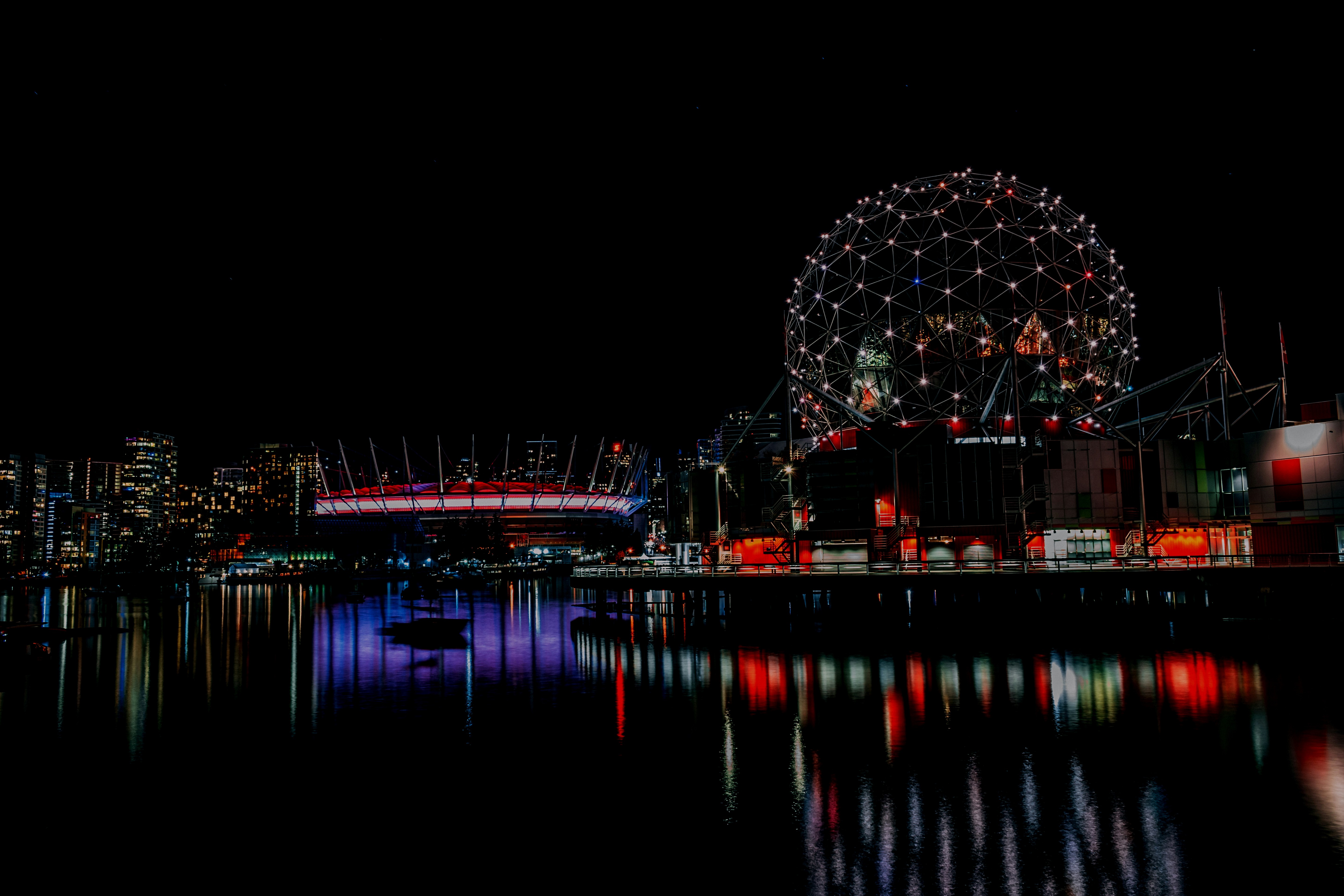 Picture of Vancouver at night